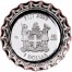 Fiji COCA-COLA FANTA SPRITE COKE-DIET VENDING MACHINE 4 Silver Coin Set $1 x 4 Bottle Cap Shaped 2020 Proof